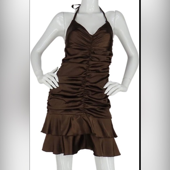 Veste Vintage Jessica McClintock Satin Doré Brodé – Coupe Ajustée Taille Unique